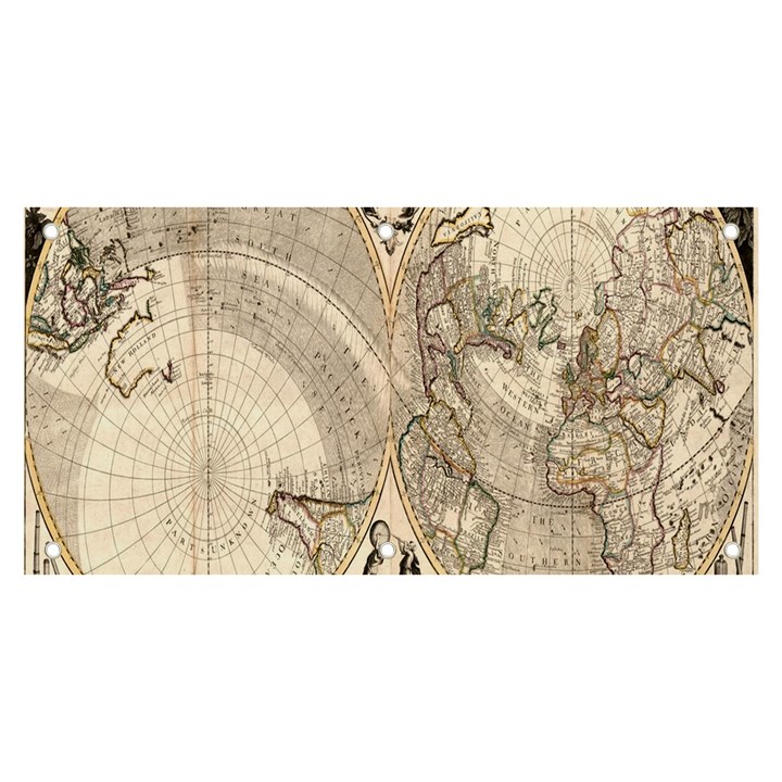 Mapa Mundi - 1774 Banner and Sign 6  x 3 