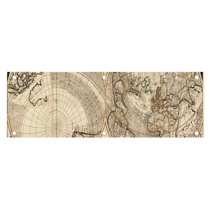 Mapa Mundi - 1774 Banner and Sign 6  x 2 