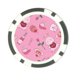 Valentine Pattern Poker Chip Card Guard (10 Pack) by designsbymallika