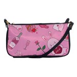 Valentine Pattern Shoulder Clutch Bag Front