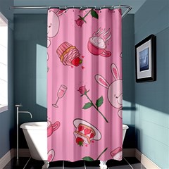 Valentine Pattern Shower Curtain 36  X 72  (stall)  by designsbymallika