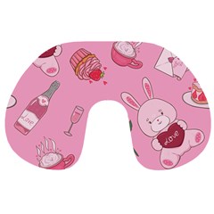 Valentine Pattern Travel Neck Pillow