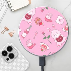 Valentine Pattern Wireless Charger by designsbymallika