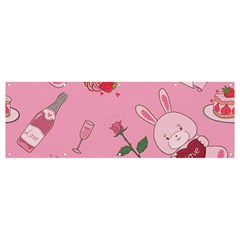 Valentine Pattern Banner And Sign 12  X 4  by designsbymallika