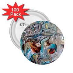 Pouring Edit 2 25  Buttons (100 Pack)  by kaleidomarblingart