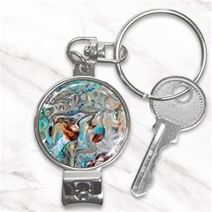 Pouring Edit Nail Clippers Key Chain