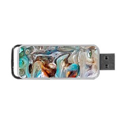 Pouring Edit Portable Usb Flash (two Sides) by kaleidomarblingart