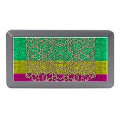 Rainbow Landscape With A Beautiful Silver Star So Decorative Memory Card Reader (mini) by pepitasart