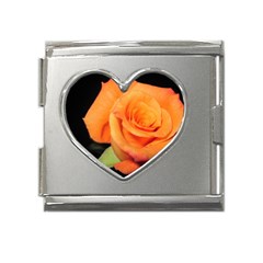 Color Of Desire Mega Link Heart Italian Charm (18mm)