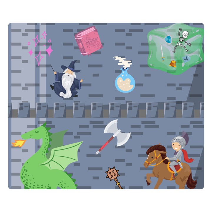 Dnd Premium Plush Fleece Blanket (Small)