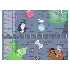 Dnd One Side Premium Plush Fleece Blanket (extra Small)