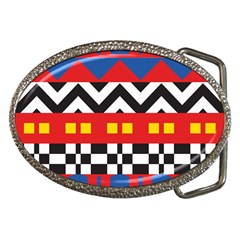 Shapes Rows Belt Buckles by LalyLauraFLM