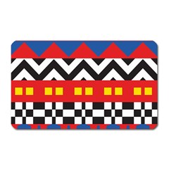 Shapes Rows Magnet (rectangular)