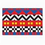 Shapes Rows Postcard 4 x 6  (Pkg of 10) Front