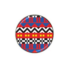 Shapes Rows Hat Clip Ball Marker (10 Pack) by LalyLauraFLM