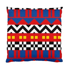 Shapes Rows Standard Cushion Case (two Sides) by LalyLauraFLM