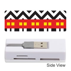 Shapes Rows Memory Card Reader (stick) by LalyLauraFLM