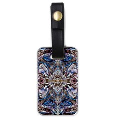 Marbling Blend  Luggage Tag (one Side) by kaleidomarblingart