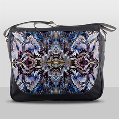 Marbling Blend  Messenger Bag by kaleidomarblingart