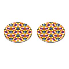 Wavey Shapes Pattern                                                              Cufflinks (oval)