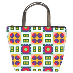 Shapes In Shapes 2                                                                 Bucket Bag by LalyLauraFLM