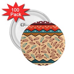 Ethnic-tribal-pattern-background 2 25  Buttons (100 Pack)  by Vaneshart