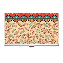 Ethnic-tribal-pattern-background Business Card Holder by Vaneshart