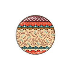 Ethnic-tribal-pattern-background Hat Clip Ball Marker