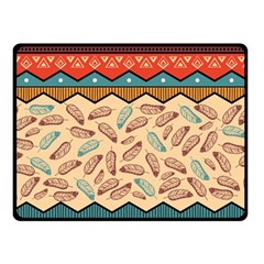 Ethnic-tribal-pattern-background Fleece Blanket (small) by Vaneshart