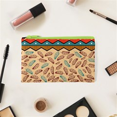 Ethnic-tribal-pattern-background Cosmetic Bag (xs) by Vaneshart