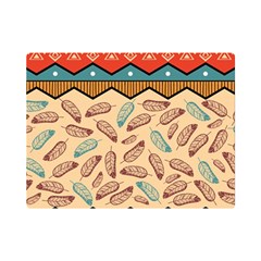 Ethnic-tribal-pattern-background One Side Premium Plush Fleece Blanket (mini) by Vaneshart