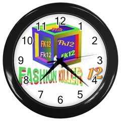 Project 20230104 1756111-01 Wall Clock (black) by 1212