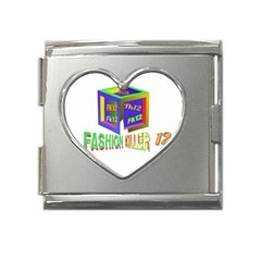 Project 20230104 1756111-01 Mega Link Heart Italian Charm (18mm) by 1212