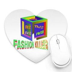 Fashionkiller12 Heart Mousepad by 1212