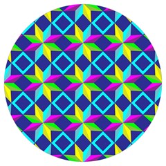 Colorful Stars Pattern                   Round Trivet by LalyLauraFLM