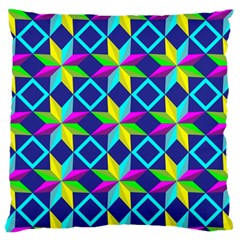 Colorful Stars Pattern                                                                    Standard Flano Cushion Case (two Sides) by LalyLauraFLM