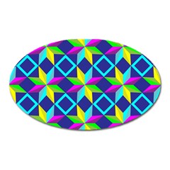 Colorful Stars Pattern                                                                     Magnet (oval)