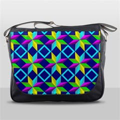 Colorful Stars Pattern                                                                     Messenger Bag by LalyLauraFLM