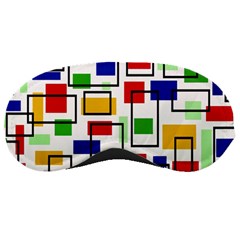 Colorful Rectangles                                                                      Sleeping Mask by LalyLauraFLM