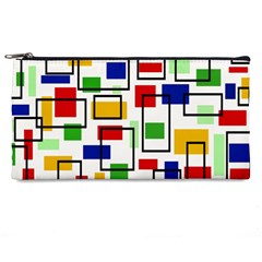 Colorful Rectangles                                                                     Pencil Case by LalyLauraFLM