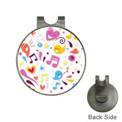 Love Cute Cartoon Seamless Shading Hat Clips With Golf Markers