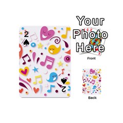 Love Cute Cartoon Seamless Shading Playing Cards 54 Designs (mini)