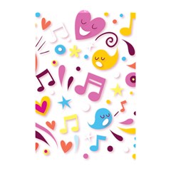 Love Cute Cartoon Seamless Shading Shower Curtain 48  X 72  (small)  by Jancukart