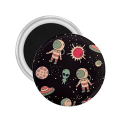 Space Pattern Cartoon 2 25  Magnets