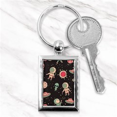 Space Pattern Cartoon Key Chain (rectangle) by Jancukart