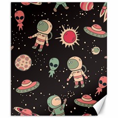 Space Pattern Cartoon Canvas 20  X 24 