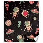 Space Pattern Cartoon Canvas 20  x 24  19.57 x23.15  Canvas - 1