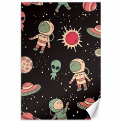 Space Pattern Cartoon Canvas 20  X 30  by Jancukart