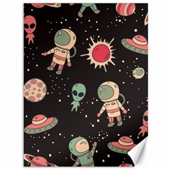 Space Pattern Cartoon Canvas 36  X 48  by Jancukart