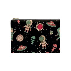 Space Pattern Cartoon Cosmetic Bag (medium)